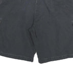 DICKIES Mens Cargo Black Cotton Blend Shorts 3XL W38 Workwear Utility Pocket