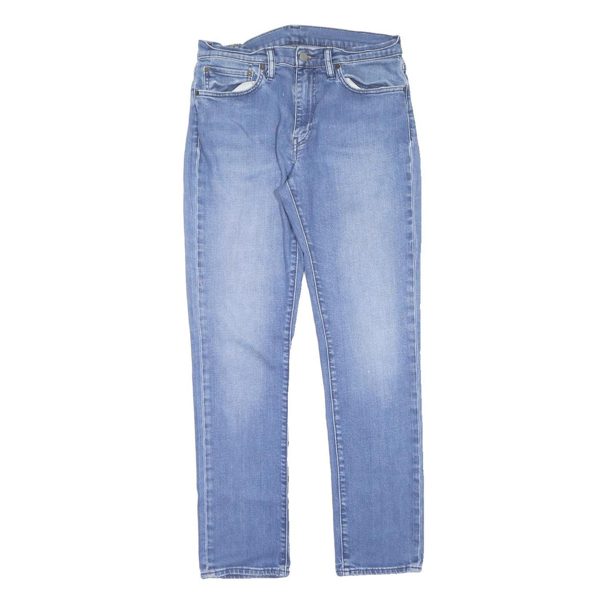 LEVI'S 511 Slim Womens Jeans Blue Slim Skinny Denim Medium W34 L32 Zip Cotton