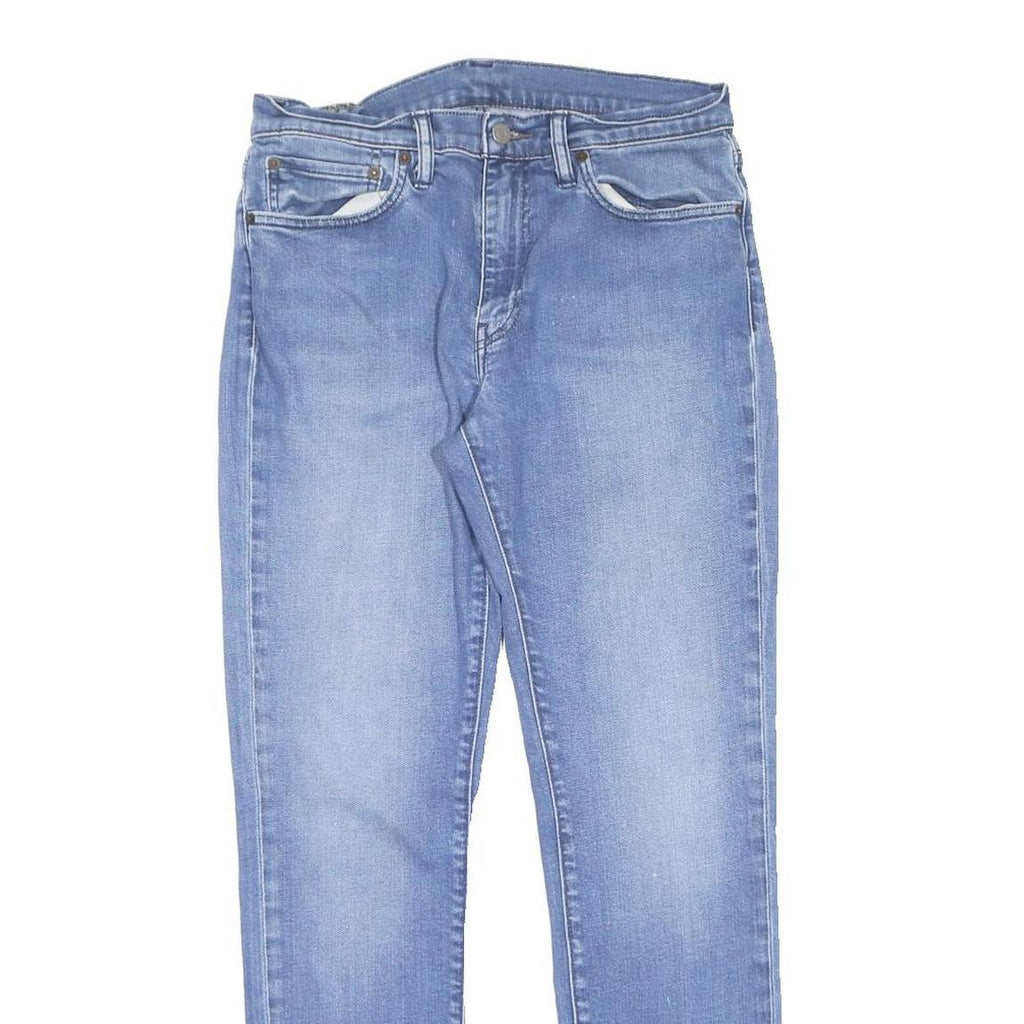 LEVI'S 511 Slim Womens Jeans Blue Slim Skinny Denim Medium W34 L32 Zip Cotton