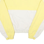 LEVI'S Womens Yellow & White Nylon Zip Jacket S Colourblock Casual Lightweight