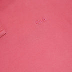 FILA Mens Red Short Sleeve Plain Polo Shirt L Classic Cotton Tee