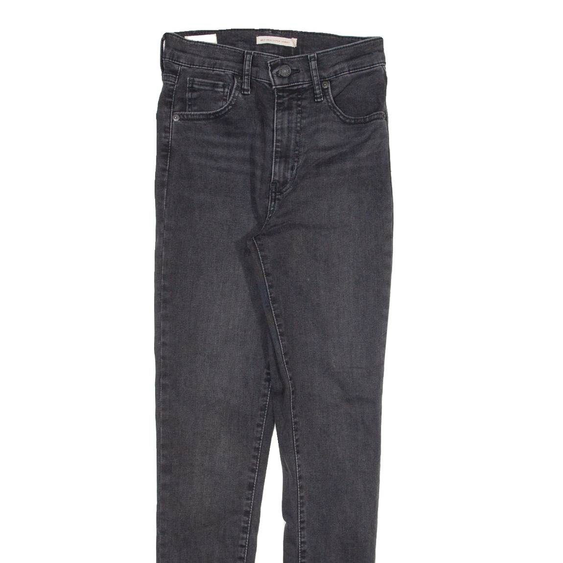 LEVI'S Big E Womens Jeans Grey Slim Skinny W26 L30