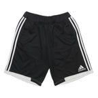 ADIDAS Mens Shorts Black & White Casual Regular M W24 Polyester Sportswear