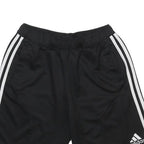 ADIDAS Mens Shorts Black & White Casual Regular M W24 Polyester Sportswear