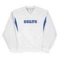 NFL Colts Mens Sweatshirt White V-Neck USA L