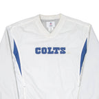 NFL Colts Mens Sweatshirt White V-Neck USA L
