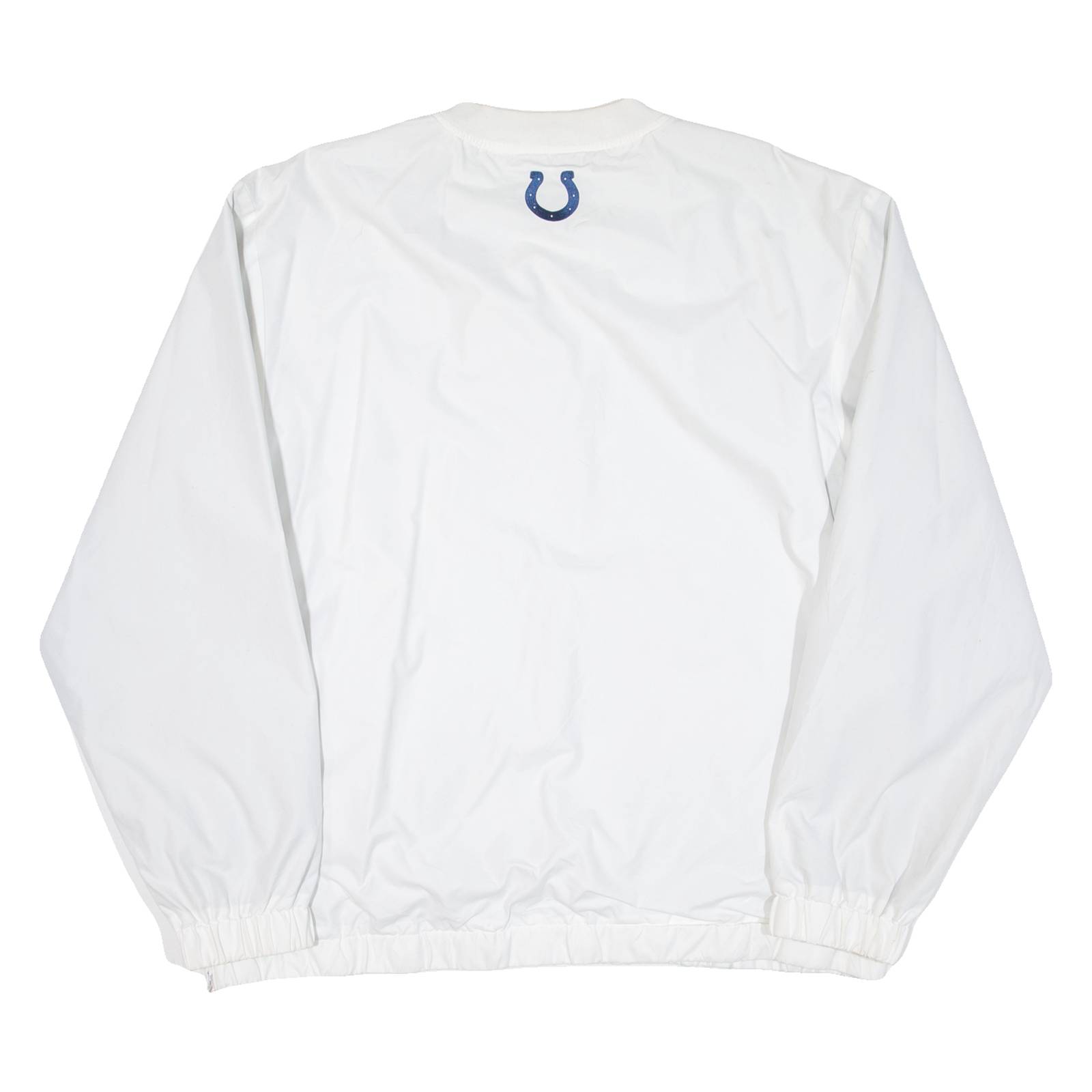NFL Colts Mens Sweatshirt White V-Neck USA L