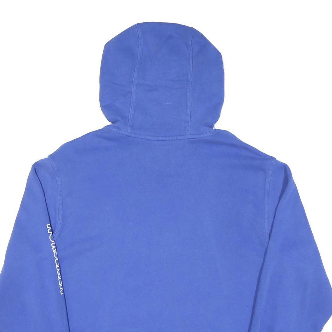 NIKE Mens Blue Norse Nation Pullover Hoodie M Sports Graphic Sweatshirt