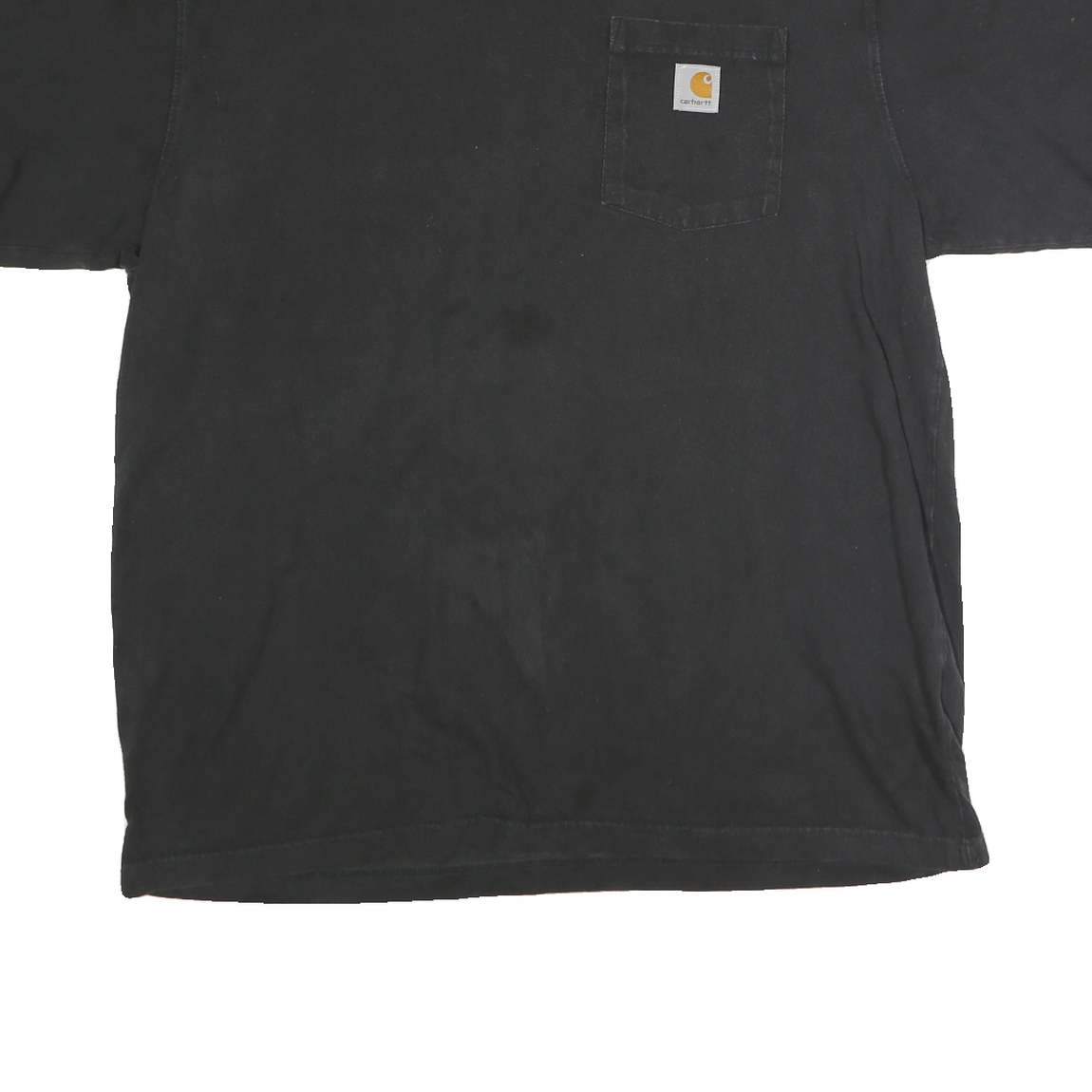 CARHARTT Mens Black Pocket T-Shirt L Short Sleeve Crew Neck Classic Workwear