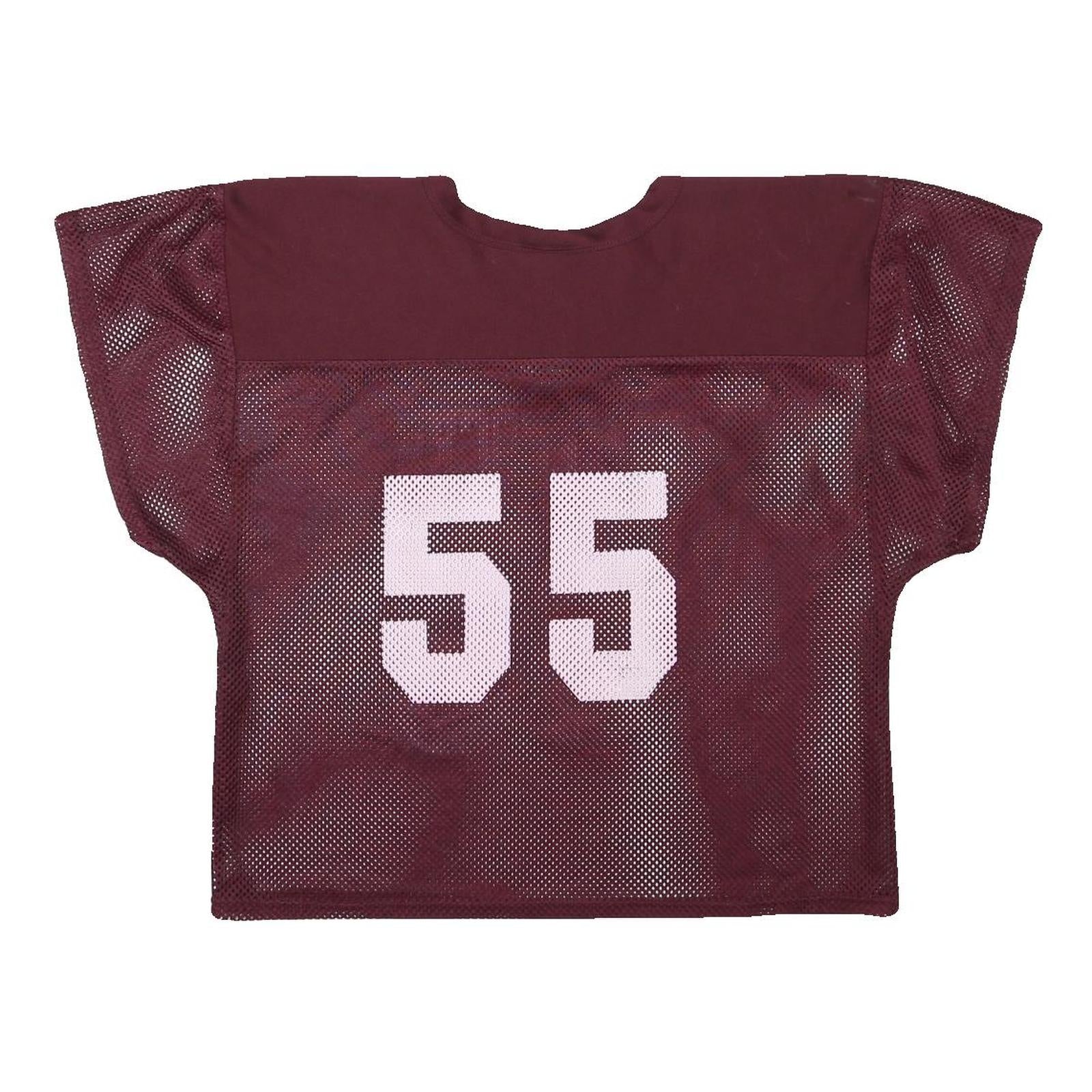 RUSSELL ATHLETIC Womens Maroon Gamecocks Graphic T-Shirt M Short Sleeve V-Neck