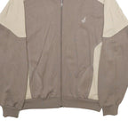 JOINVILLE Mens Beige & Brown Zip Jacket XL Wool Blend Plain Sports Casual