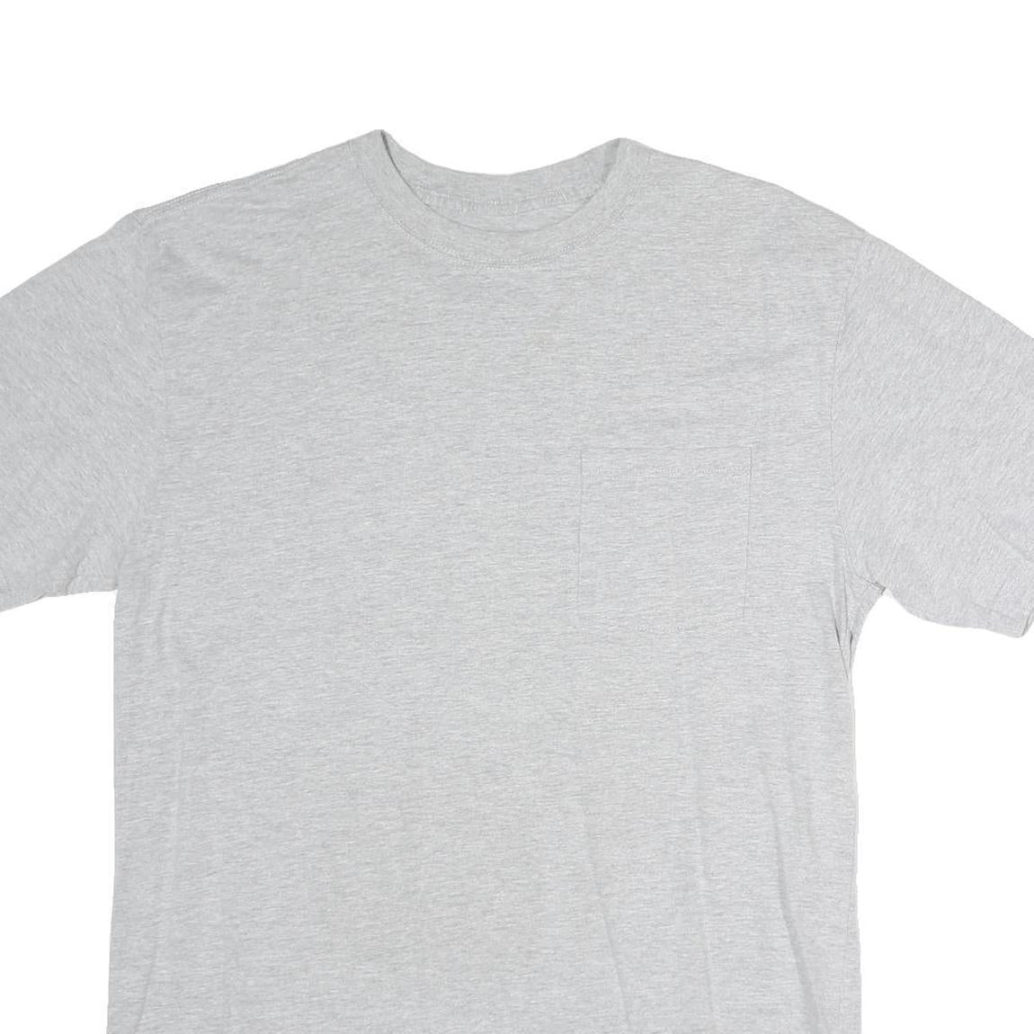 DICKIES Mens Grey Pocket T-Shirt L Short Sleeve Crew Neck Cotton Casual Wear