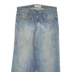 DICKIES Mens Jeans Blue Regular Straight Denim Light W36 L27 Classic Cotton