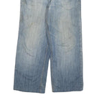 DICKIES Mens Jeans Blue Regular Straight Denim Light W36 L27 Classic Cotton