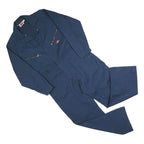 DICKIES Mens Navy Blue Cotton Blend Dungarees Regular Fit L W40 L30 Workwear