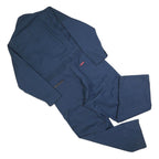 DICKIES Mens Navy Blue Cotton Blend Dungarees Regular Fit L W40 L30 Workwear