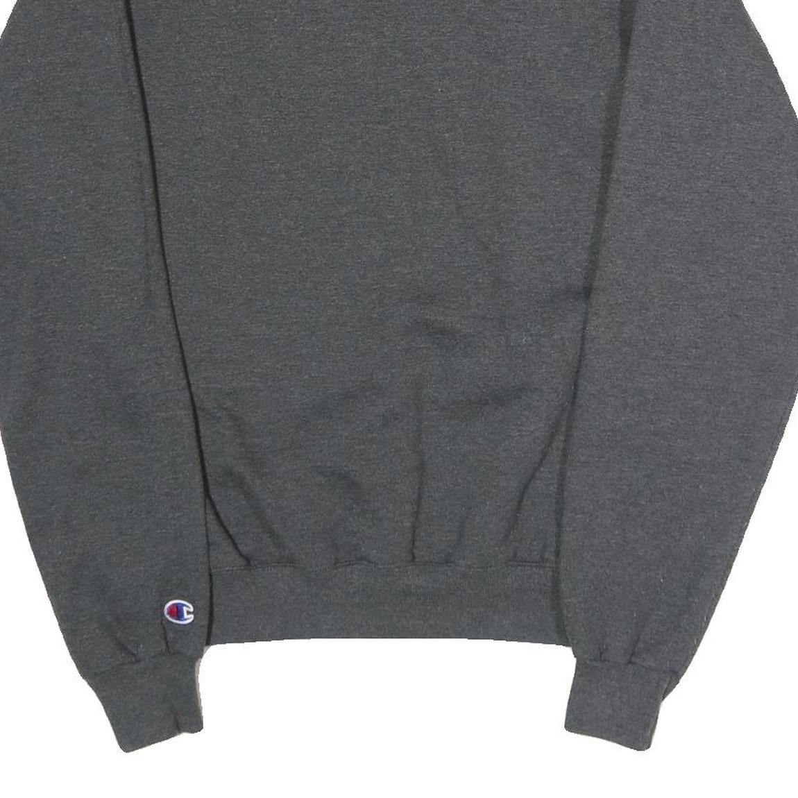 CHAMPION Mens Grey Sac State Dad Crew Neck S Sweatshirt Cotton Blend