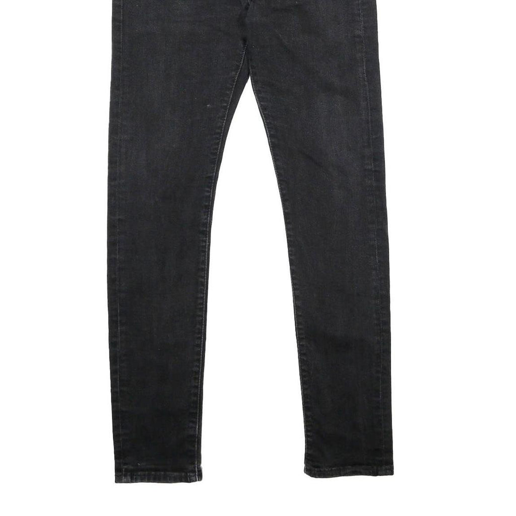 LEVI'S 519 Mens Jeans Black Regular Skinny Denim Medium W32 L32 Zip Cotton Blend