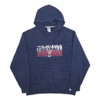 RUSSELL ATHLETIC Mens Navy The Flag League Football Pullover Hoodie XL