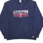RUSSELL ATHLETIC Mens Navy The Flag League Football Pullover Hoodie XL