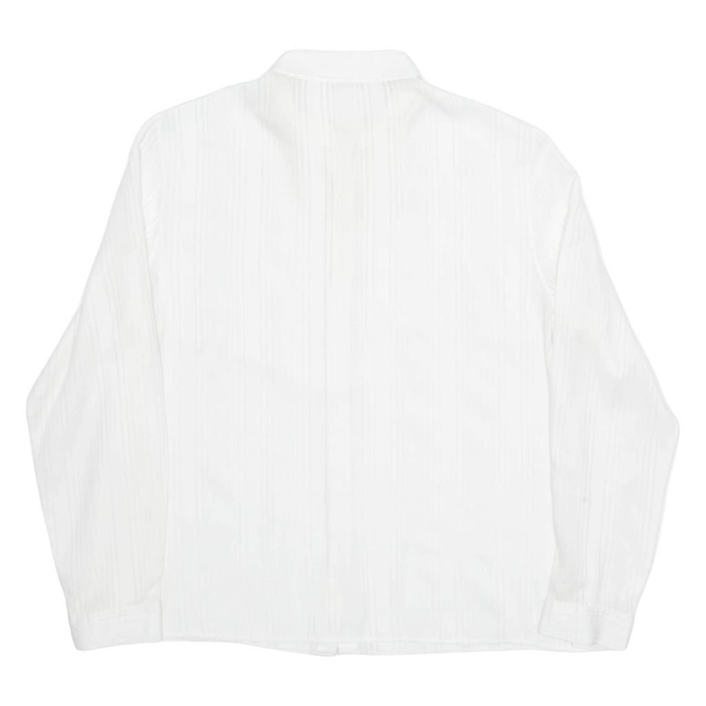 ALEXON SPORTSET Womens Shirt White Collared Long Sleeve L