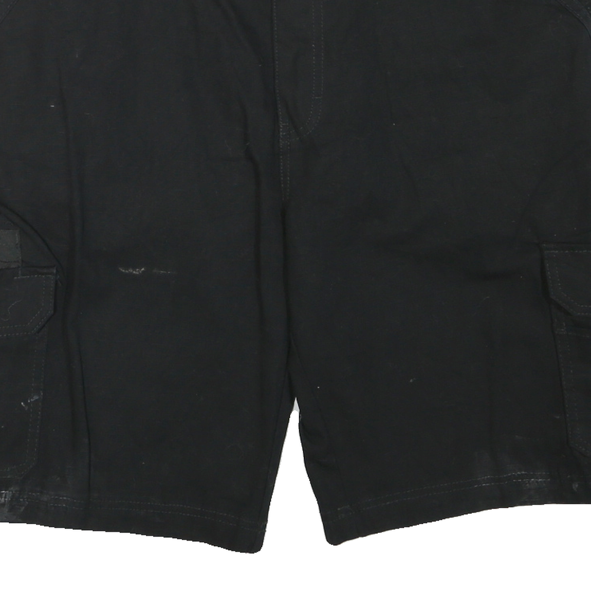 DICKIES Mens Black Cargo Shorts XL W36 Workwear Durable Polyester