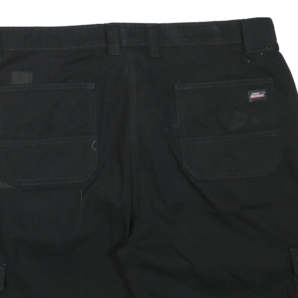 DICKIES Mens Black Cargo Shorts XL W36 Workwear Durable Polyester