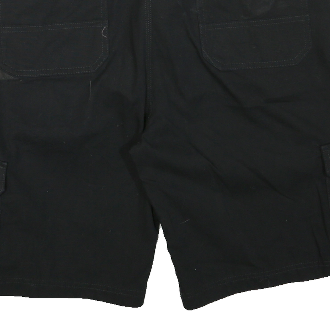 DICKIES Mens Black Cargo Shorts XL W36 Workwear Durable Polyester