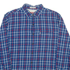 LEVI'S Slim Fit Mens Shirt Blue Check Long Sleeve M