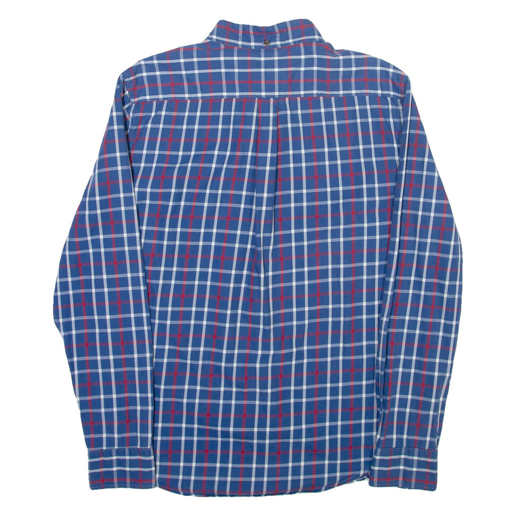 LEVI'S Slim Fit Mens Shirt Blue Check Long Sleeve M