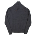 NAUTICA Mens Jumper Grey Button Neck Cable Knit S