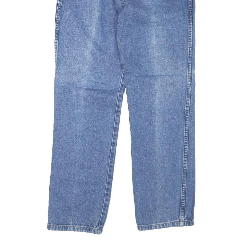 WRANGLER Womens Regular Fit Blue Denim Jeans W25 L30 Classic Zip Closure