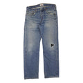 LEVI'S 501 Mens Jeans Blue Regular Straight Denim Medium W32 L30 Classic Fit