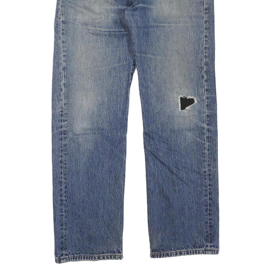 LEVI'S 501 Mens Jeans Blue Regular Straight Denim Medium W32 L30 Classic Fit