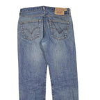 LEVI'S 501 Mens Jeans Blue Regular Straight Denim Medium W32 L30 Classic Fit