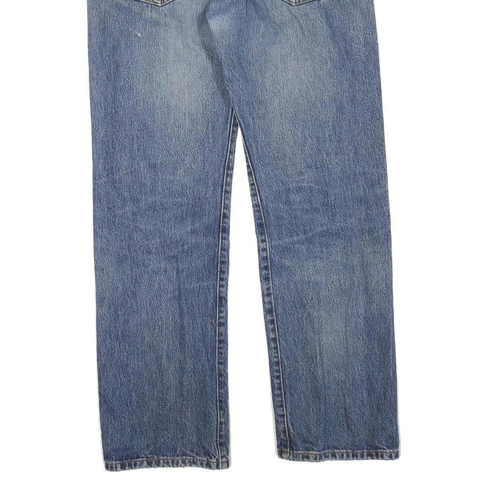 LEVI'S 501 Mens Jeans Blue Regular Straight Denim Medium W32 L30 Classic Fit