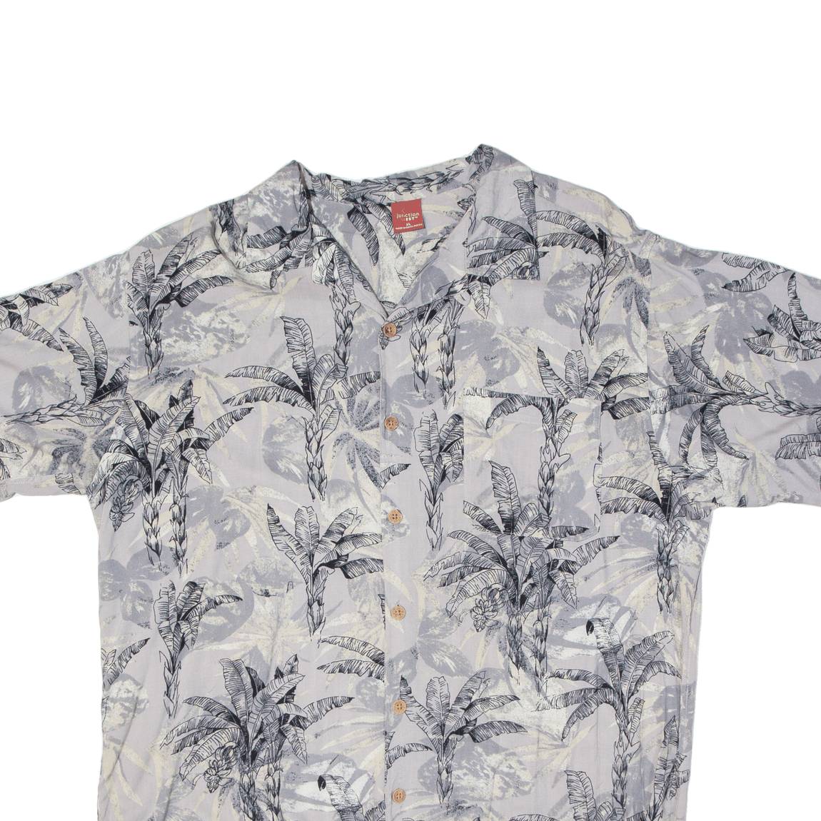 JUNCTION WEST Mens Shirt Grey Floral XL