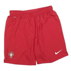 NIKE Mens Shorts Red Portugal Crest Casual L W30 Polyester Blend