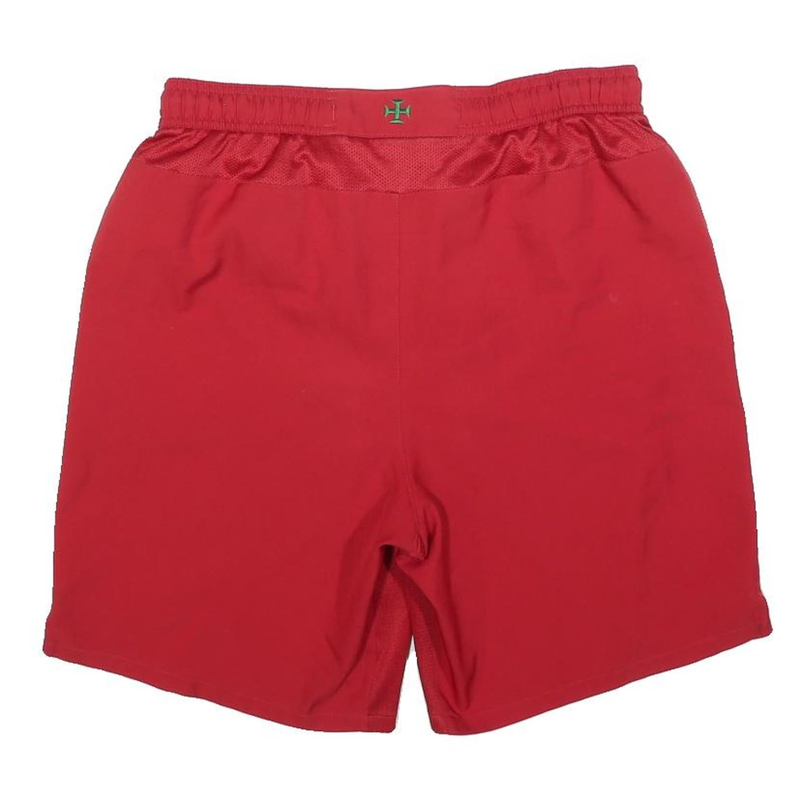 NIKE Mens Shorts Red Portugal Crest Casual L W30 Polyester Blend