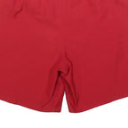 NIKE Mens Shorts Red Portugal Crest Casual L W30 Polyester Blend