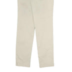 TOMMY HILFIGER Mens Cotton Beige Slim Straight Trousers W28 L26 Classic Casual