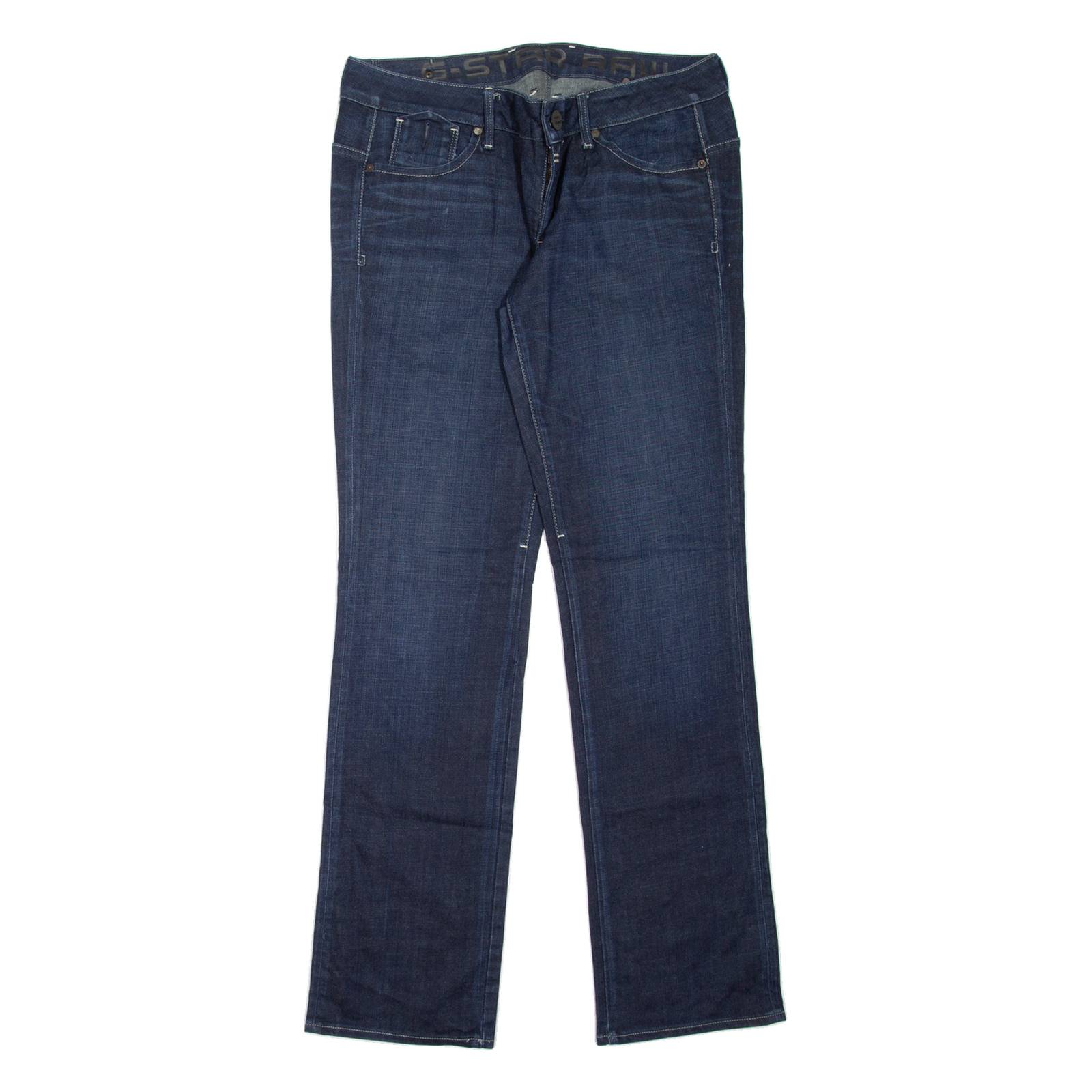 G-STAR Womens Jeans Blue Regular Straight W34 L33