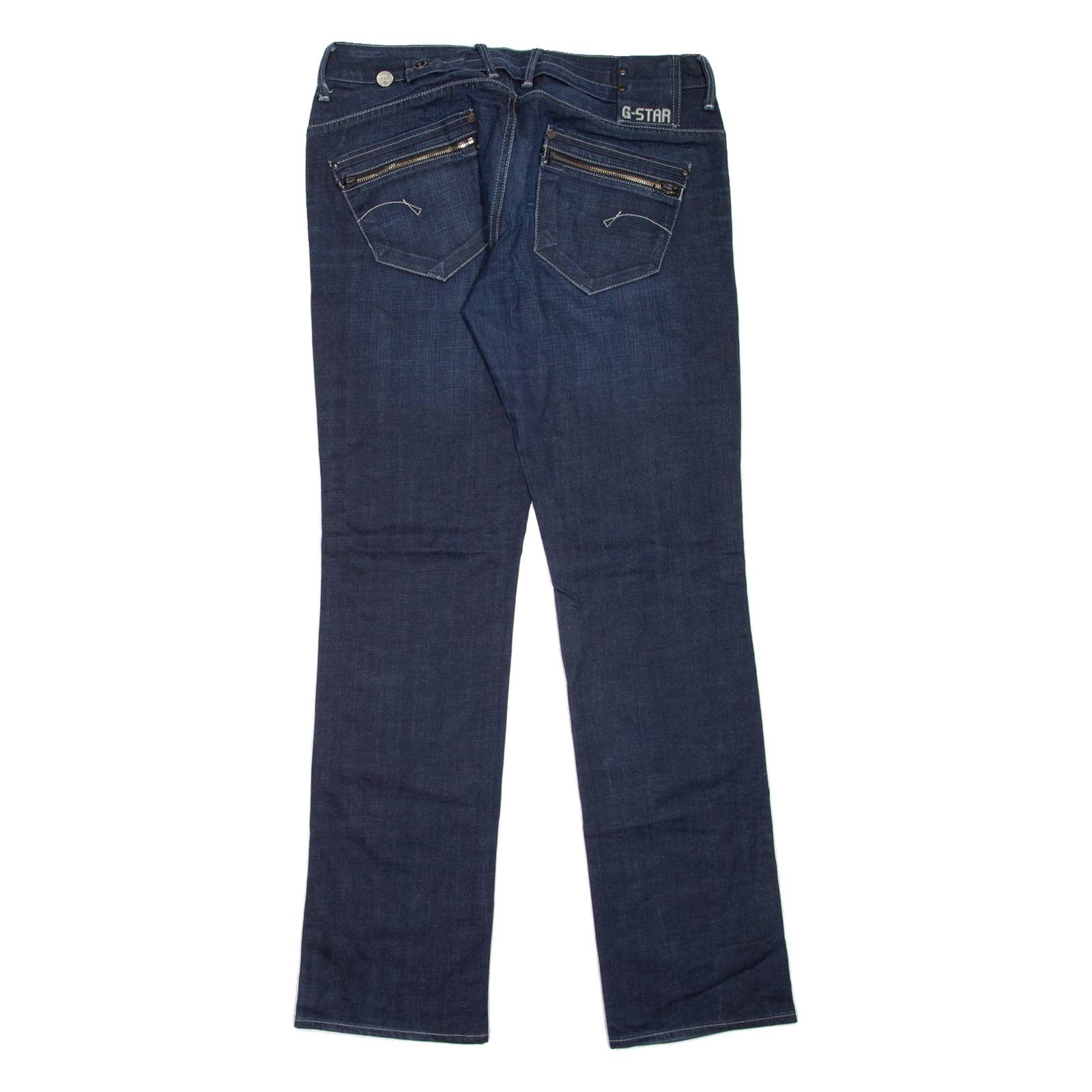 G-STAR Womens Jeans Blue Regular Straight W34 L33