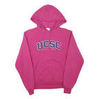 CHAMPION Mens Pink UCSC Santa Cruz Pullover Hoodie XS Cotton Blend Comfortable