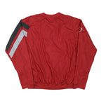 NIKE Mens Red Crew Neck M Sports Casual Sweatshirt Training Top