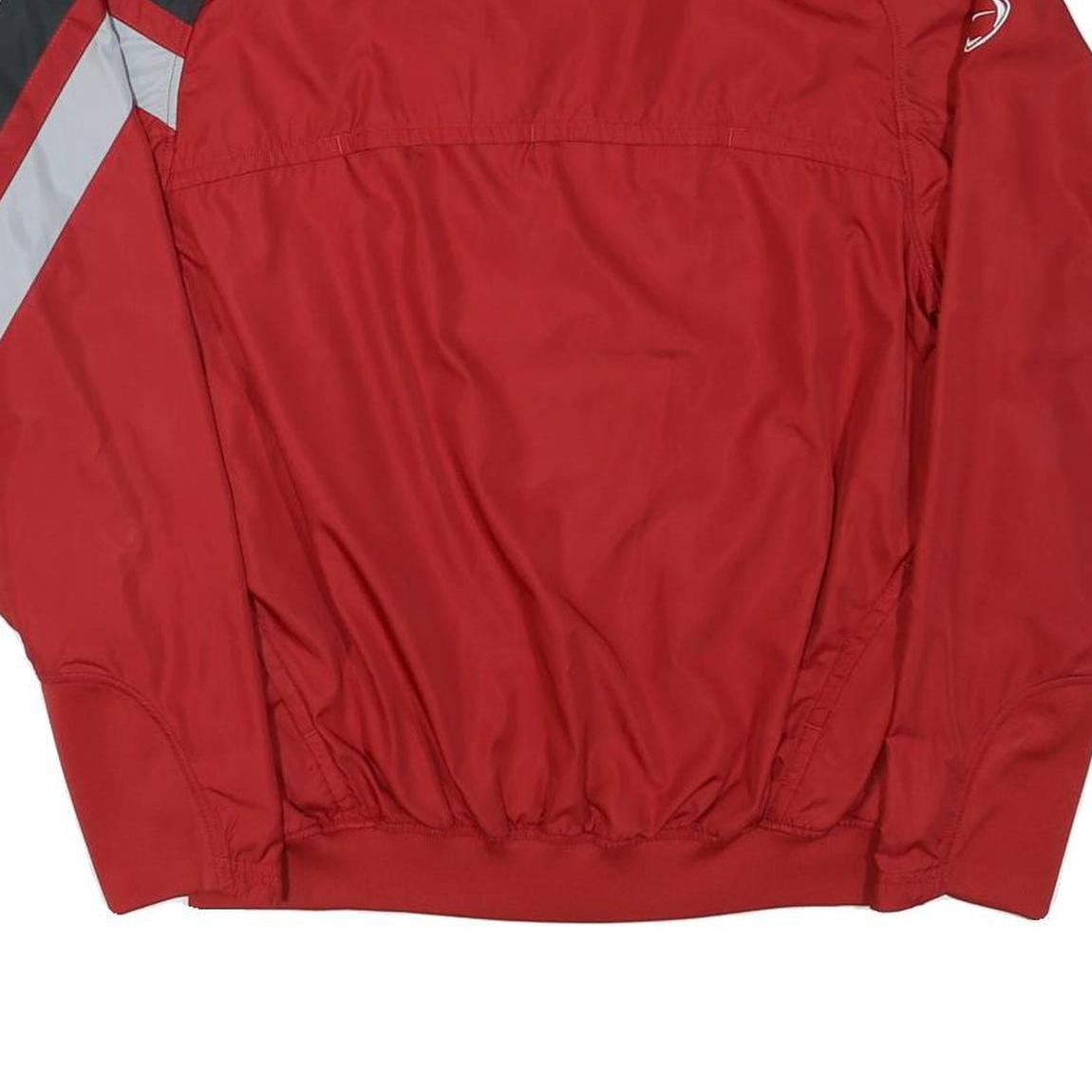 NIKE Mens Red Crew Neck M Sports Casual Sweatshirt Training Top