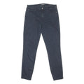 GUESS Womens Slim Black Denim Slim Jeans W32 L28 Classic Cotton Blend Zip