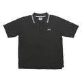 UMBRO Mens Black Polo Shirt Short Sleeve Plain 2XL Cotton Blend Regular Fit