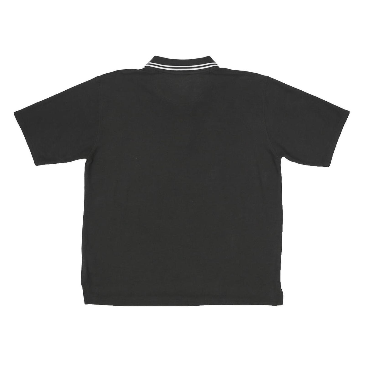 UMBRO Mens Black Polo Shirt Short Sleeve Plain 2XL Cotton Blend Regular Fit