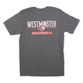 Mens Grey Westminster Volleyball Short Sleeve Crew Neck Casual T-Shirt M